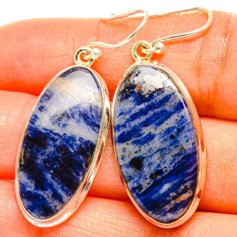 Sodalite Earrings handcrafted by Ana Silver Co - EARR427902