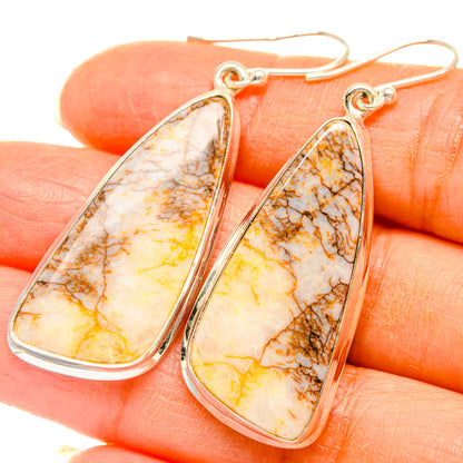 Dendritic Agate Earrings handcrafted by Ana Silver Co - EARR427905