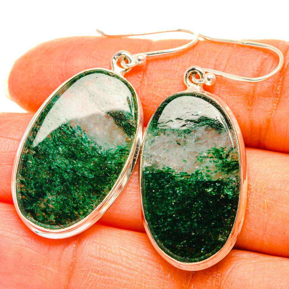 Green Aventurine Earrings handcrafted by Ana Silver Co - EARR427914