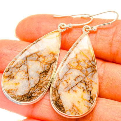 Dendritic Agate Earrings handcrafted by Ana Silver Co - EARR427918