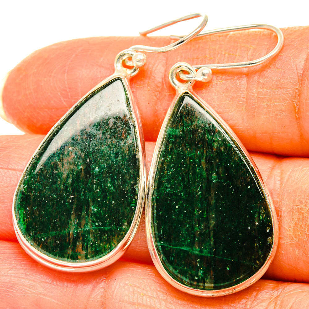 Green Aventurine Earrings handcrafted by Ana Silver Co - EARR427919