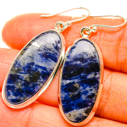 Sodalite Earrings handcrafted by Ana Silver Co - EARR427931