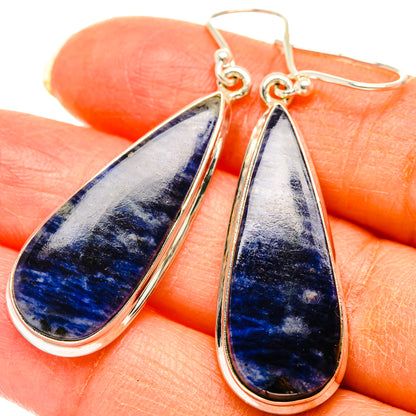 Sodalite Earrings handcrafted by Ana Silver Co - EARR427940