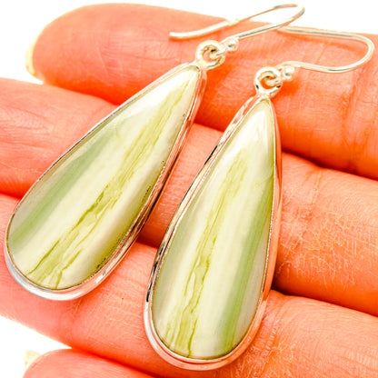 Peruvian Opal Earrings handcrafted by Ana Silver Co - EARR427951