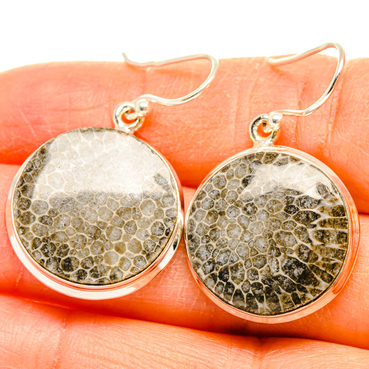Stingray Coral Earrings handcrafted by Ana Silver Co - EARR427957