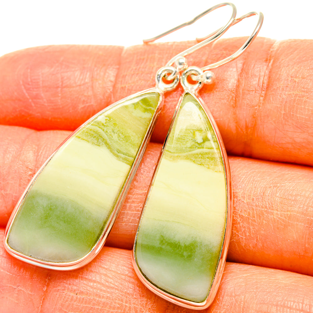 Peruvian Opal Earrings handcrafted by Ana Silver Co - EARR427974