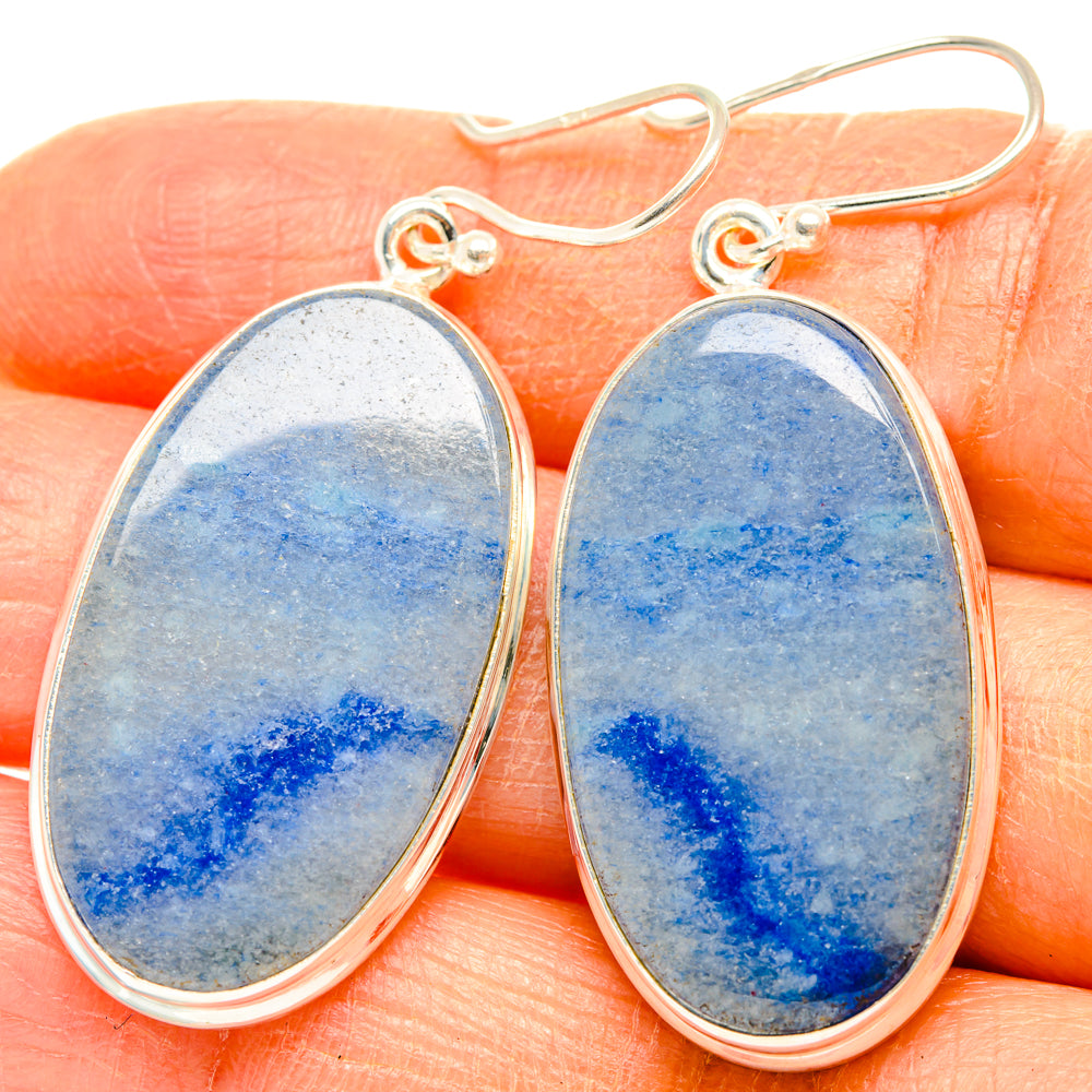 Sodalite Earrings handcrafted by Ana Silver Co - EARR427983