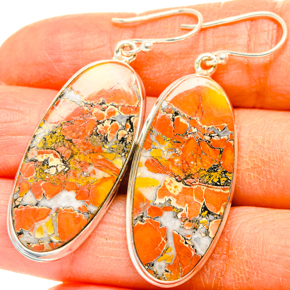 Maligano Jasper Earrings handcrafted by Ana Silver Co - EARR427985
