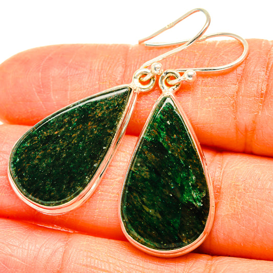Green Aventurine Earrings handcrafted by Ana Silver Co - EARR427988
