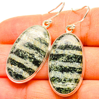 Green Swiss Opal Earrings handcrafted by Ana Silver Co - EARR427999