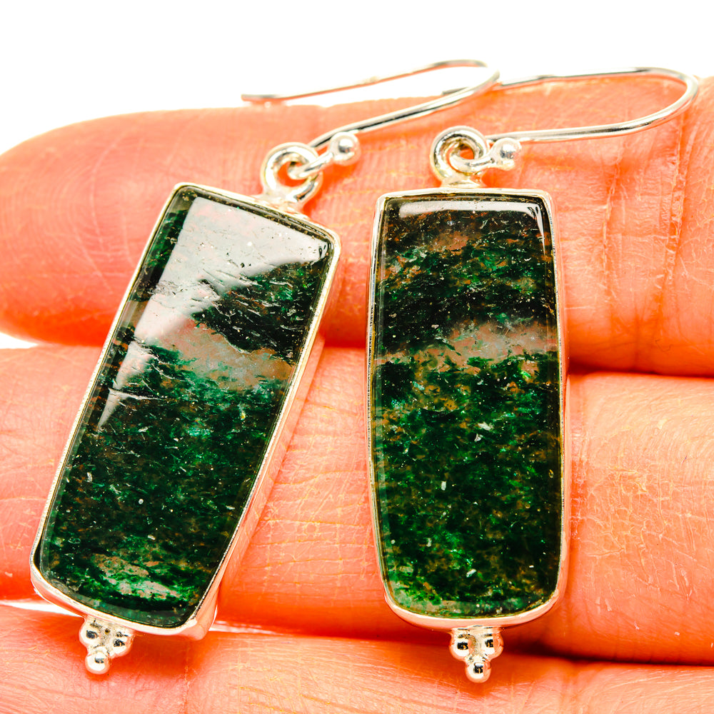 Green Aventurine Earrings handcrafted by Ana Silver Co - EARR428002