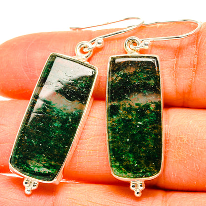Green Aventurine Earrings handcrafted by Ana Silver Co - EARR428002