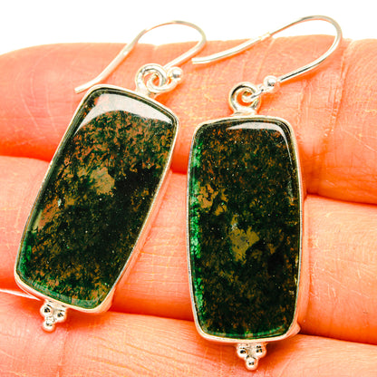 Green Aventurine Earrings handcrafted by Ana Silver Co - EARR428004