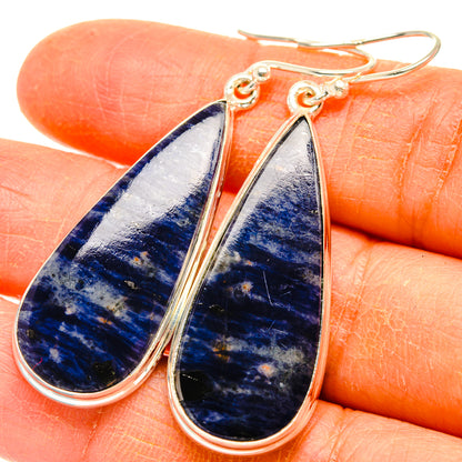 Sodalite Earrings handcrafted by Ana Silver Co - EARR428005