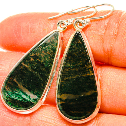 Green Aventurine Earrings handcrafted by Ana Silver Co - EARR428009