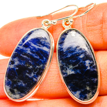 Sodalite Earrings handcrafted by Ana Silver Co - EARR428020