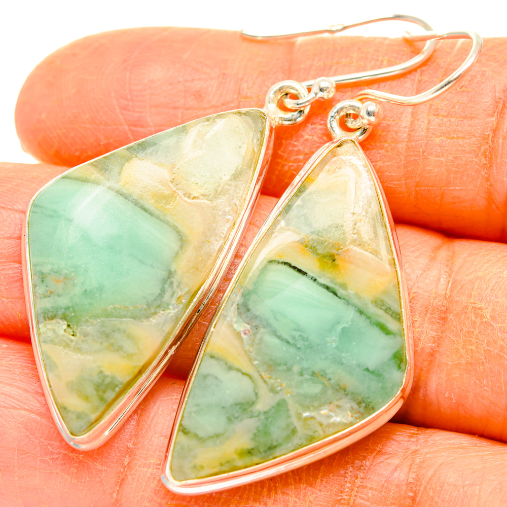 Peruvian Opal Earrings handcrafted by Ana Silver Co - EARR428027