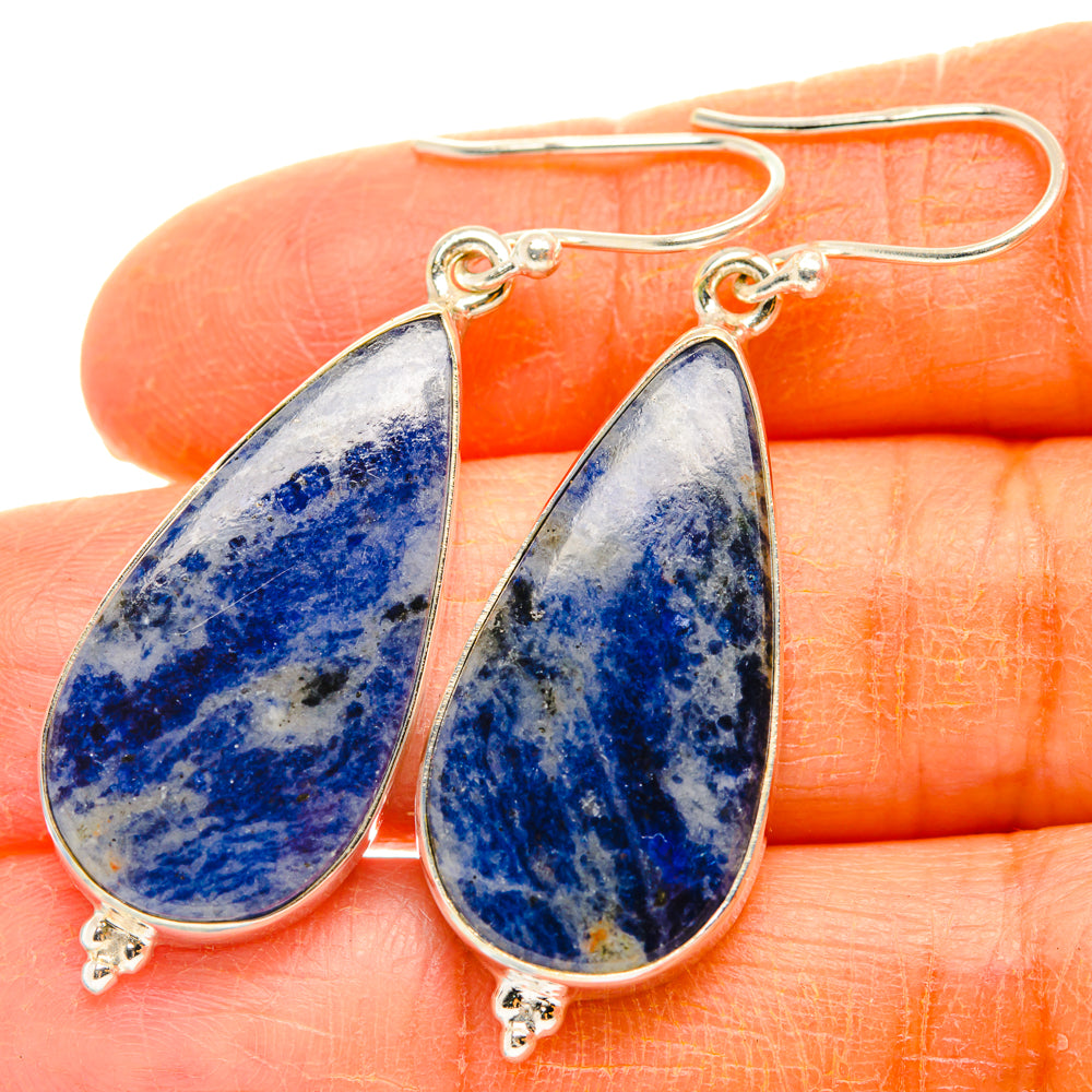 Sodalite Earrings handcrafted by Ana Silver Co - EARR428032