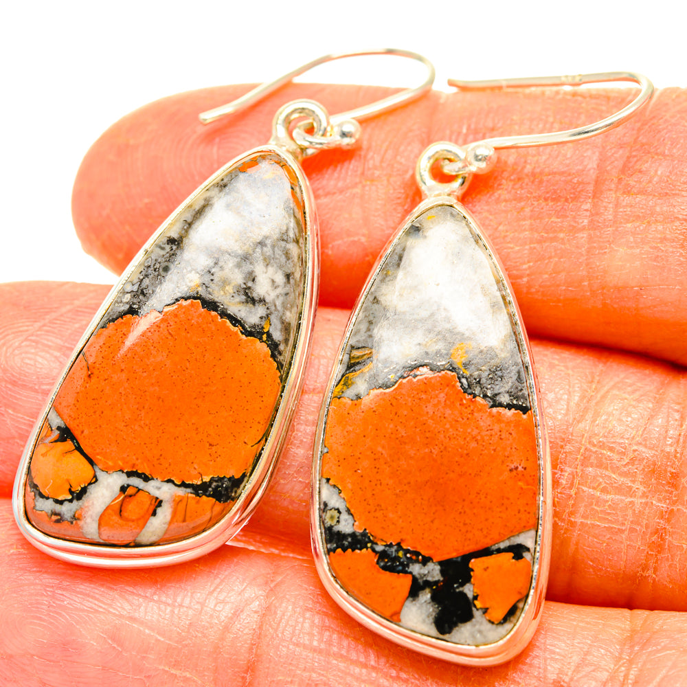 Maligano Jasper Earrings handcrafted by Ana Silver Co - EARR428038