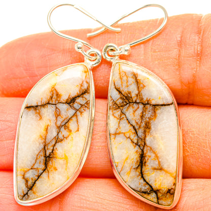 Picture Jasper Earrings handcrafted by Ana Silver Co - EARR428060