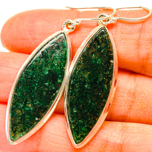 Green Aventurine Earrings handcrafted by Ana Silver Co - EARR428061