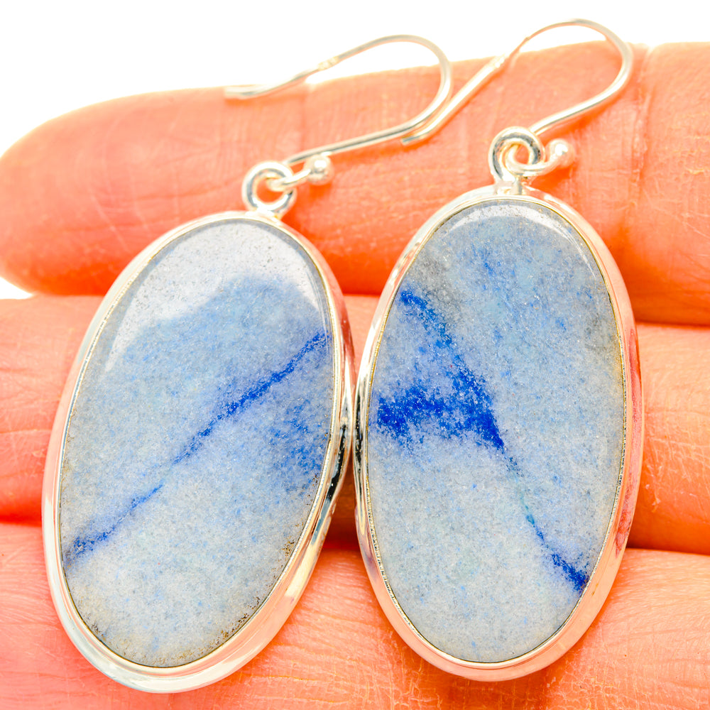Sodalite Earrings handcrafted by Ana Silver Co - EARR428084