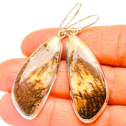 Picture Jasper Earrings handcrafted by Ana Silver Co - EARR428086