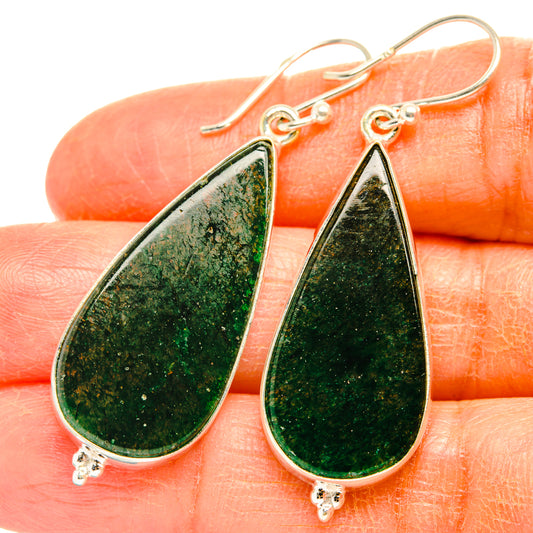 Green Aventurine Earrings handcrafted by Ana Silver Co - EARR428092