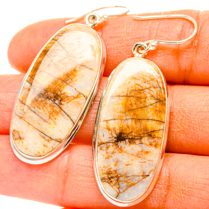 Picture Jasper Earrings handcrafted by Ana Silver Co - EARR428099
