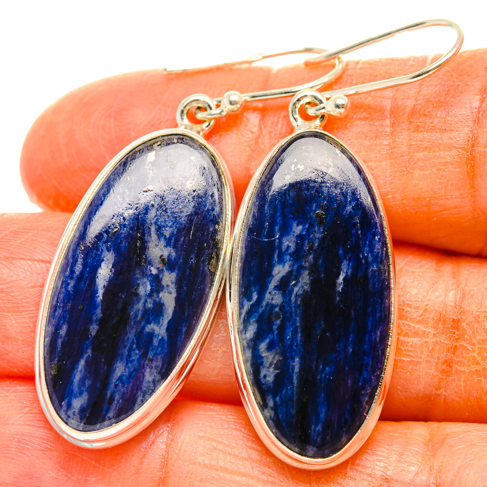 Sodalite Earrings handcrafted by Ana Silver Co - EARR428100