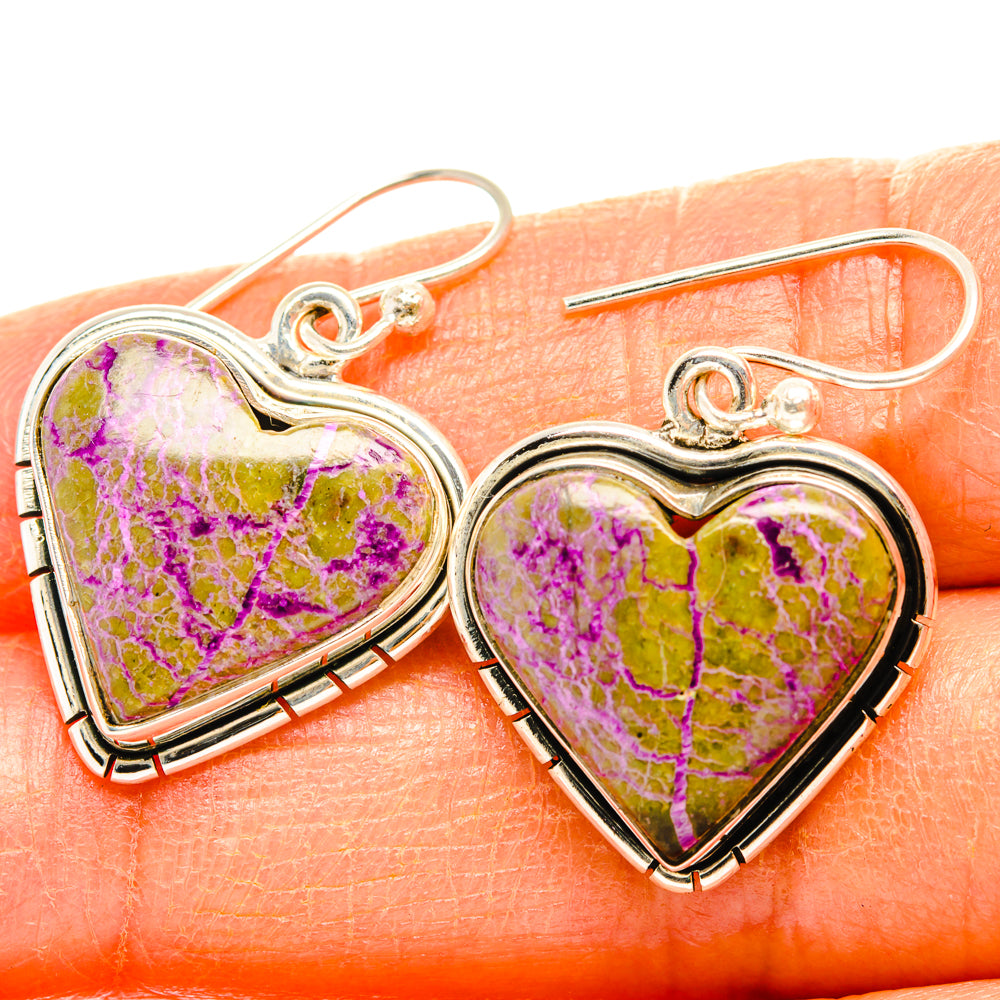 Stichtite Earrings handcrafted by Ana Silver Co - EARR428102