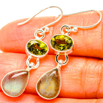 Labradorite Earrings handcrafted by Ana Silver Co - EARR428105
