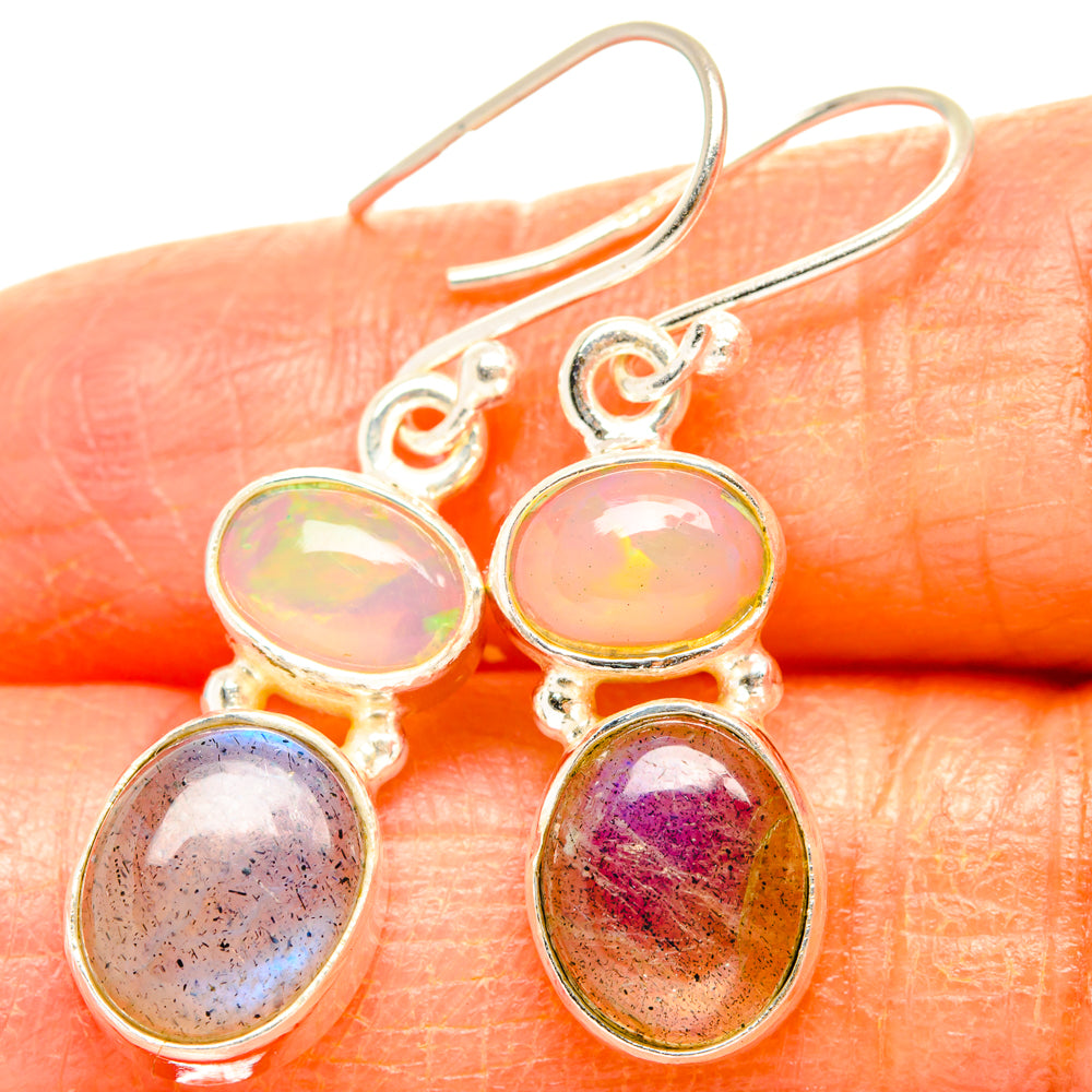 Labradorite Earrings handcrafted by Ana Silver Co - EARR428106