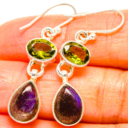 Labradorite Earrings handcrafted by Ana Silver Co - EARR428107