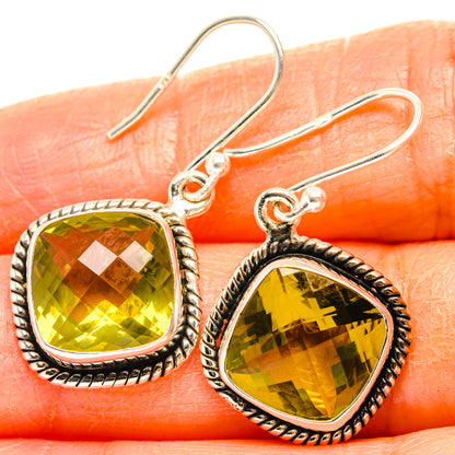 Peridot Earrings handcrafted by Ana Silver Co - EARR428109