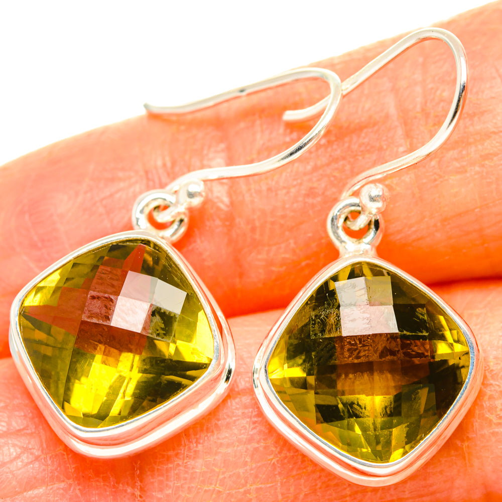Peridot Earrings handcrafted by Ana Silver Co - EARR428110