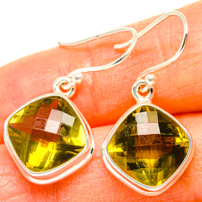 Peridot Earrings handcrafted by Ana Silver Co - EARR428110