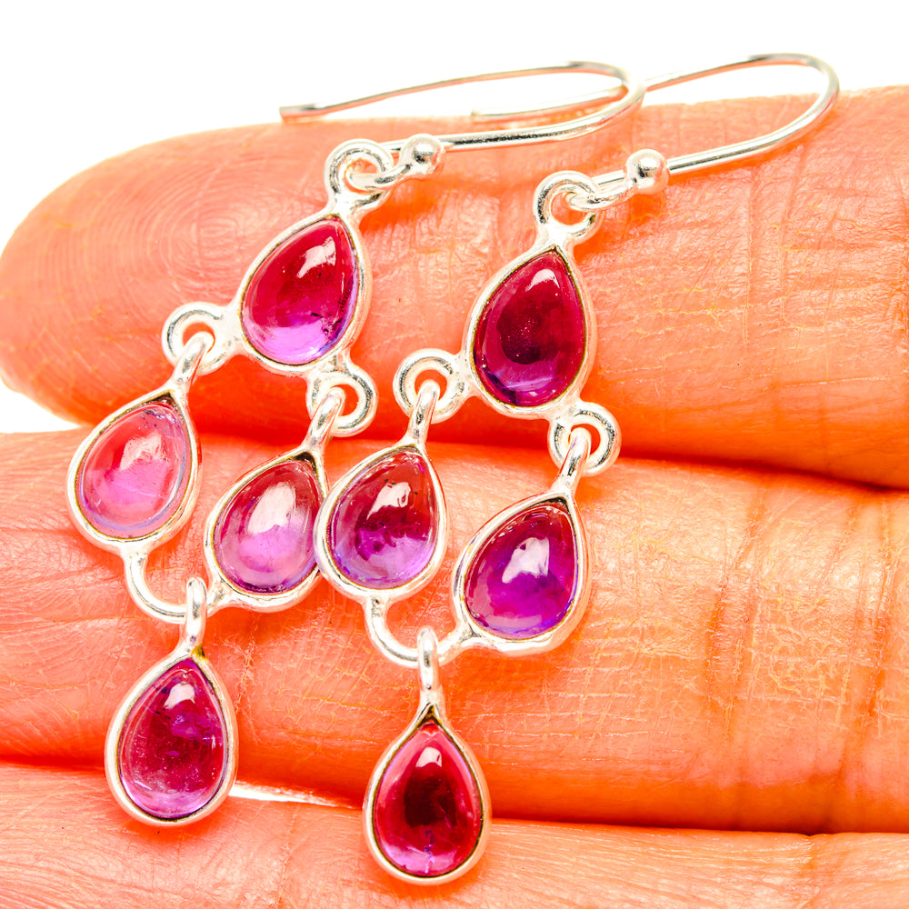 Amethyst Earrings handcrafted by Ana Silver Co - EARR428113