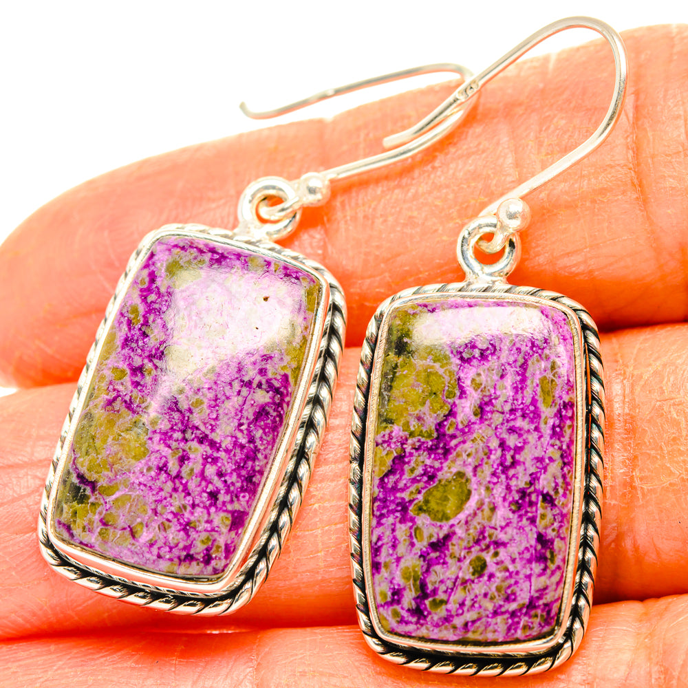 Stichtite Earrings handcrafted by Ana Silver Co - EARR428114