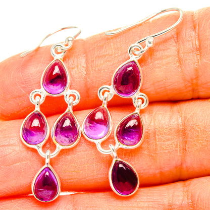 Amethyst Earrings handcrafted by Ana Silver Co - EARR428122
