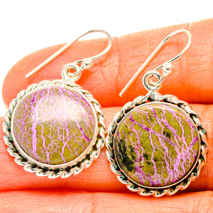 Stichtite Earrings handcrafted by Ana Silver Co - EARR428125