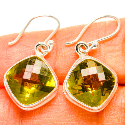Peridot Earrings handcrafted by Ana Silver Co - EARR428126