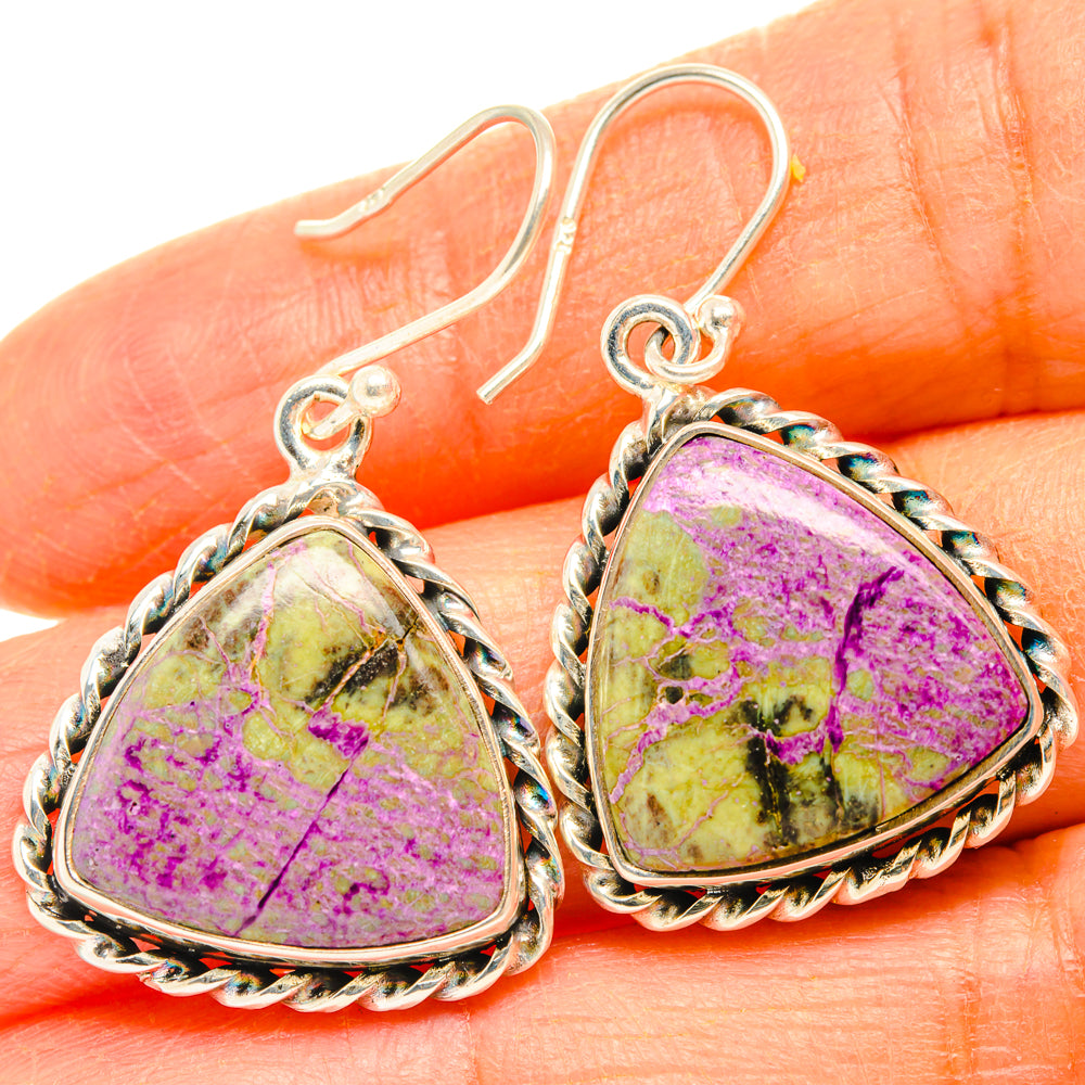 Stichtite Earrings handcrafted by Ana Silver Co - EARR428128