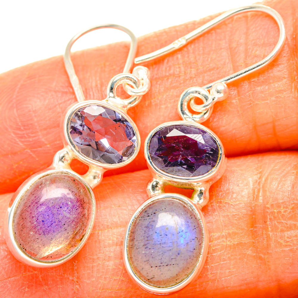Labradorite Earrings handcrafted by Ana Silver Co - EARR428129