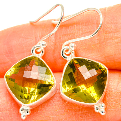 Citrine Earrings handcrafted by Ana Silver Co - EARR428131