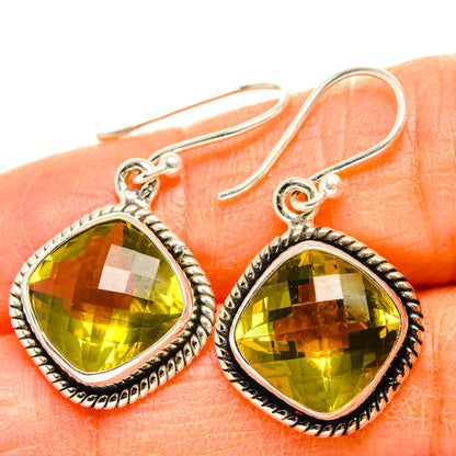 Citrine Earrings handcrafted by Ana Silver Co - EARR428132