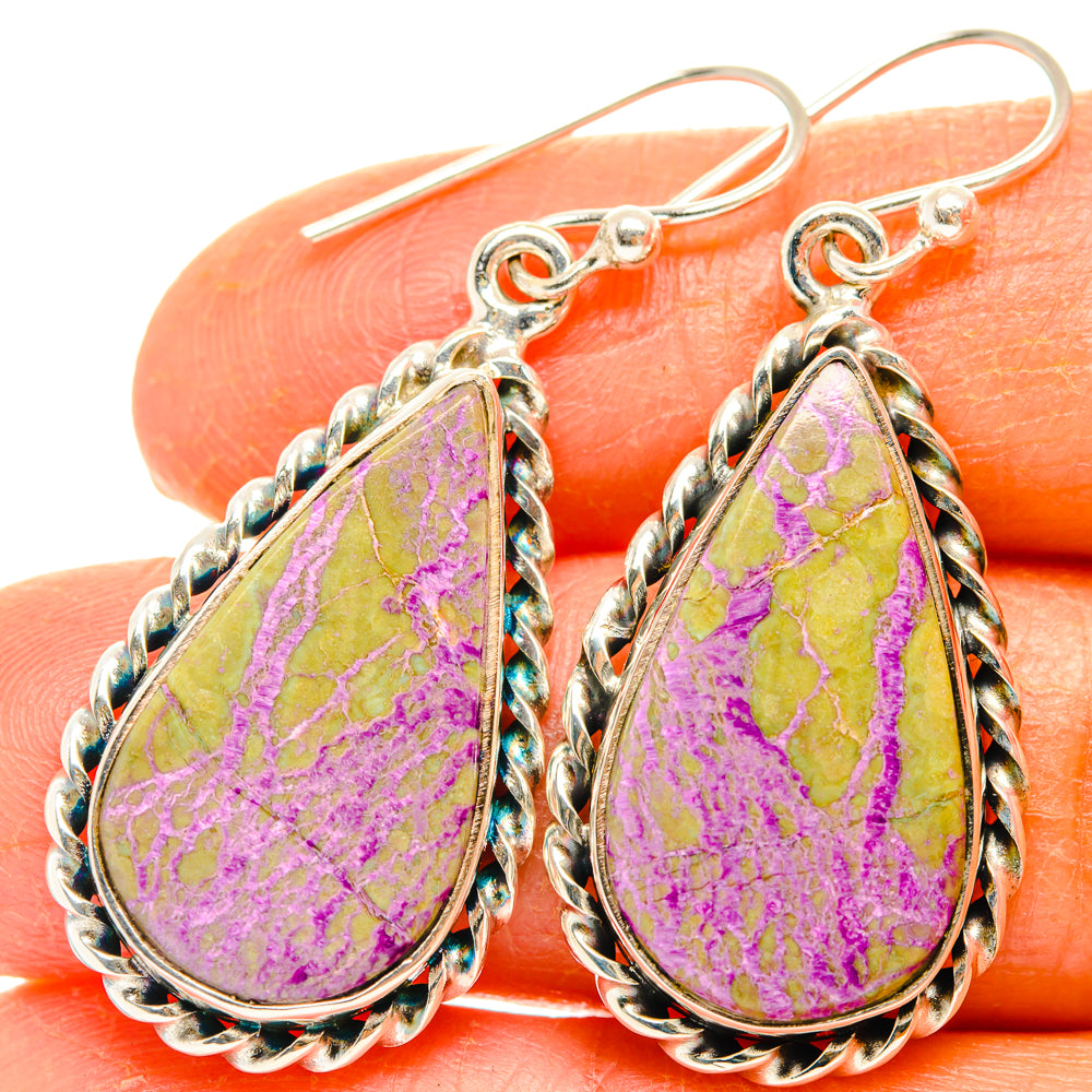Stichtite Earrings handcrafted by Ana Silver Co - EARR428133