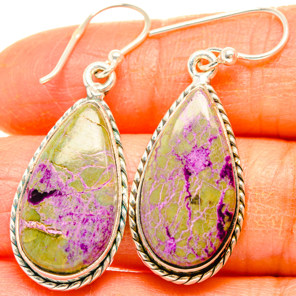 Stichtite Earrings handcrafted by Ana Silver Co - EARR428140
