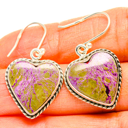 Stichtite Earrings handcrafted by Ana Silver Co - EARR428144