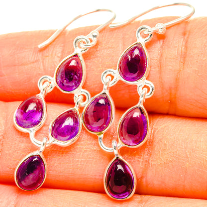Amethyst Earrings handcrafted by Ana Silver Co - EARR428149